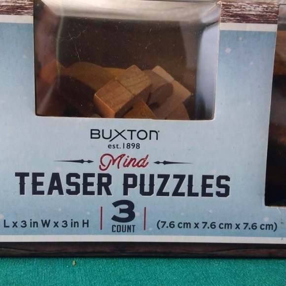 Wooden puzzle set of 3 - Picture 2 of 9